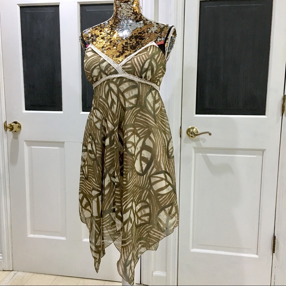 Studio Y dress w/adjustable straps & tie back